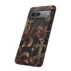Floral Cross Pattern Tough Case