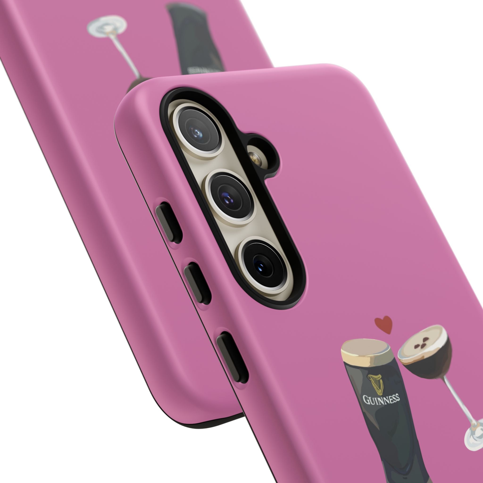 Pint & Wine Glass (Pink) Tough Case