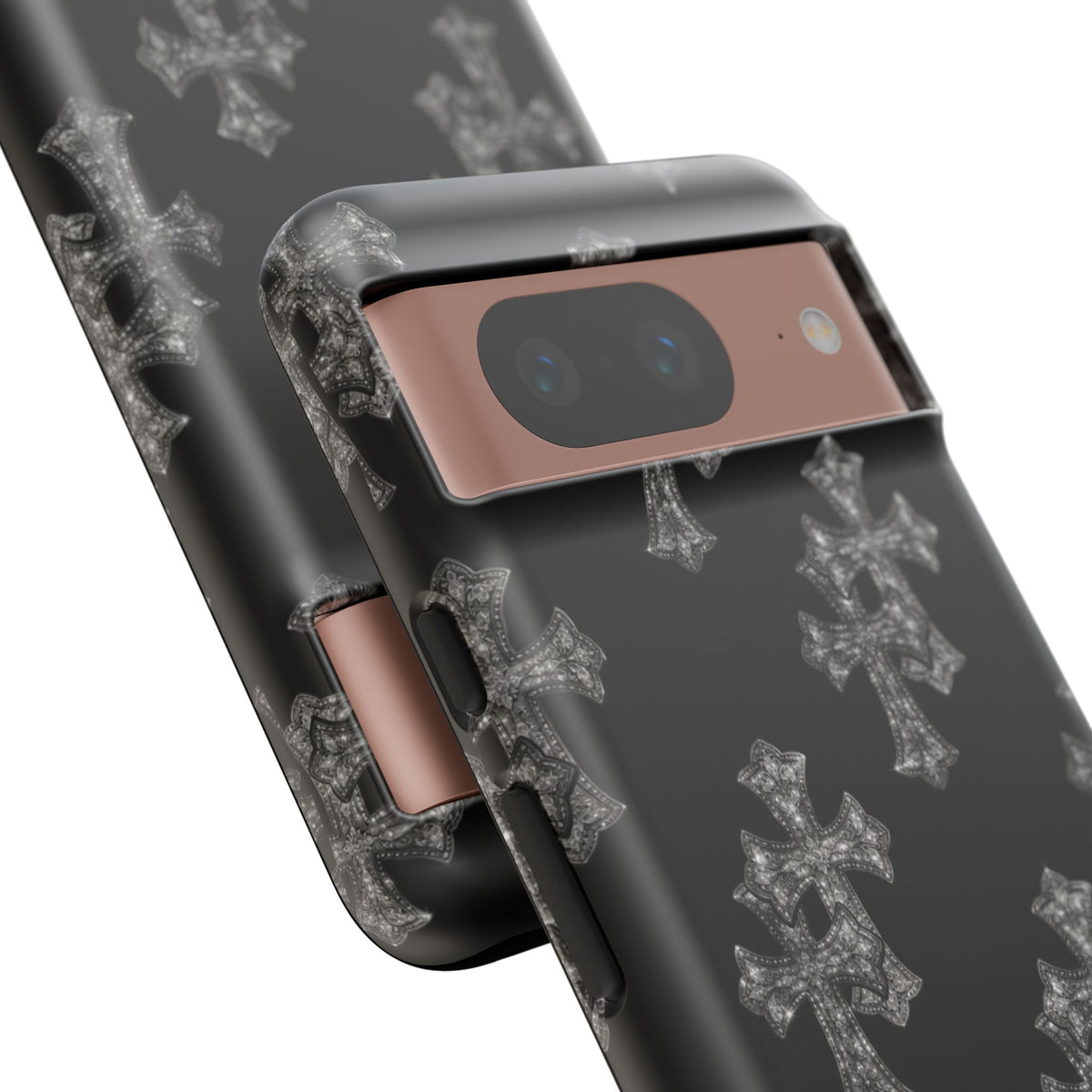 Black Crystal Cross Tough Case