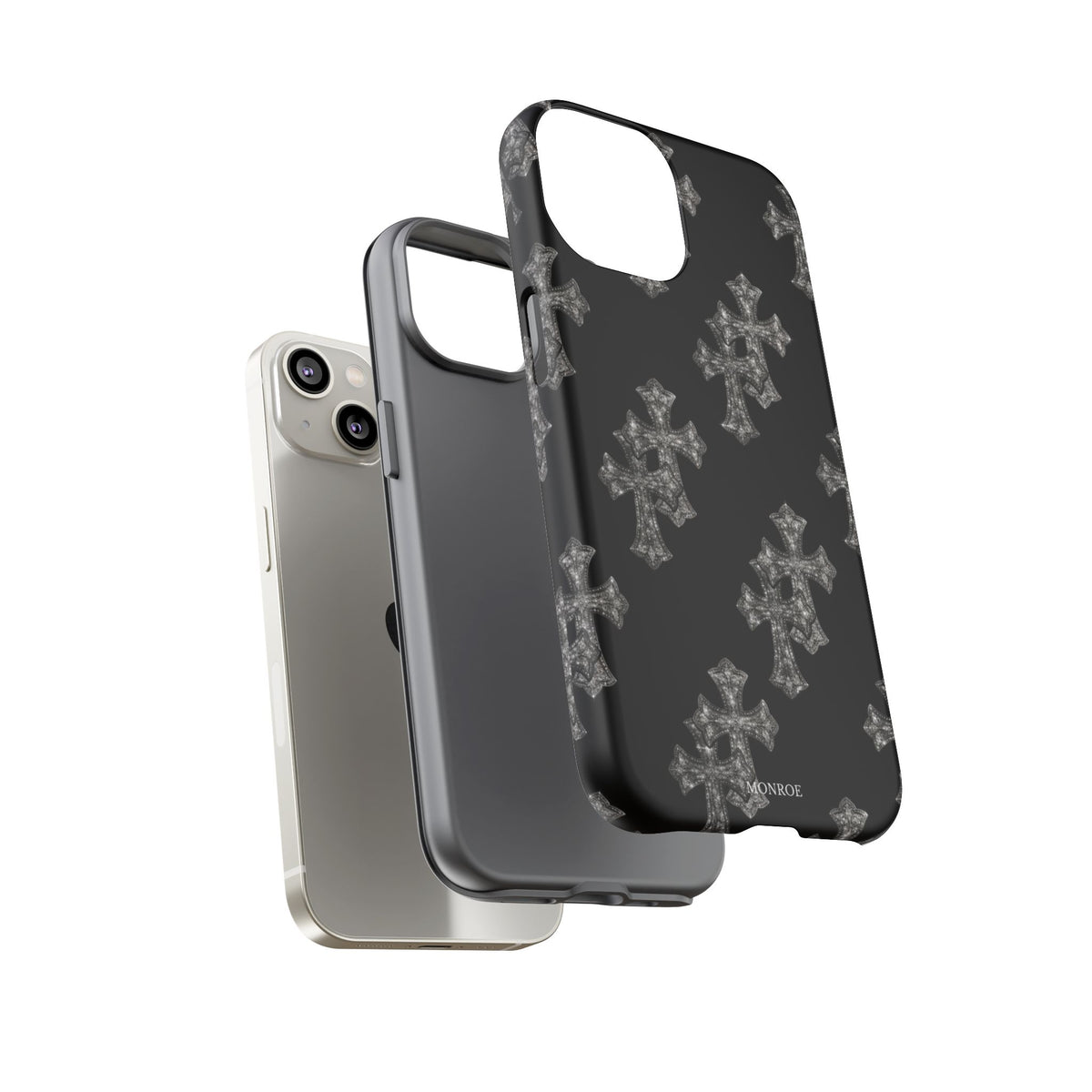 Black Crystal Cross Tough Case