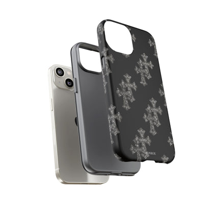 Black Crystal Cross Tough Case