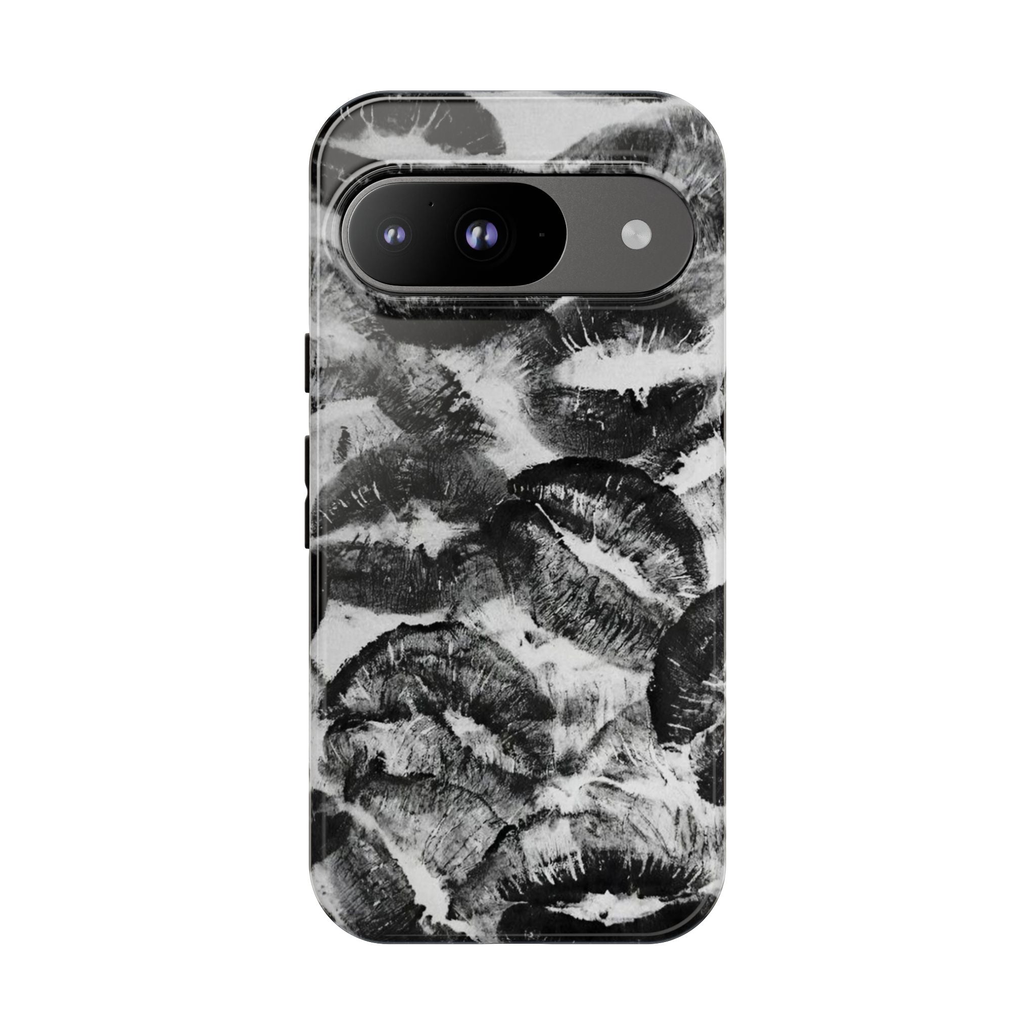 Black and Kiss Design Phone Case