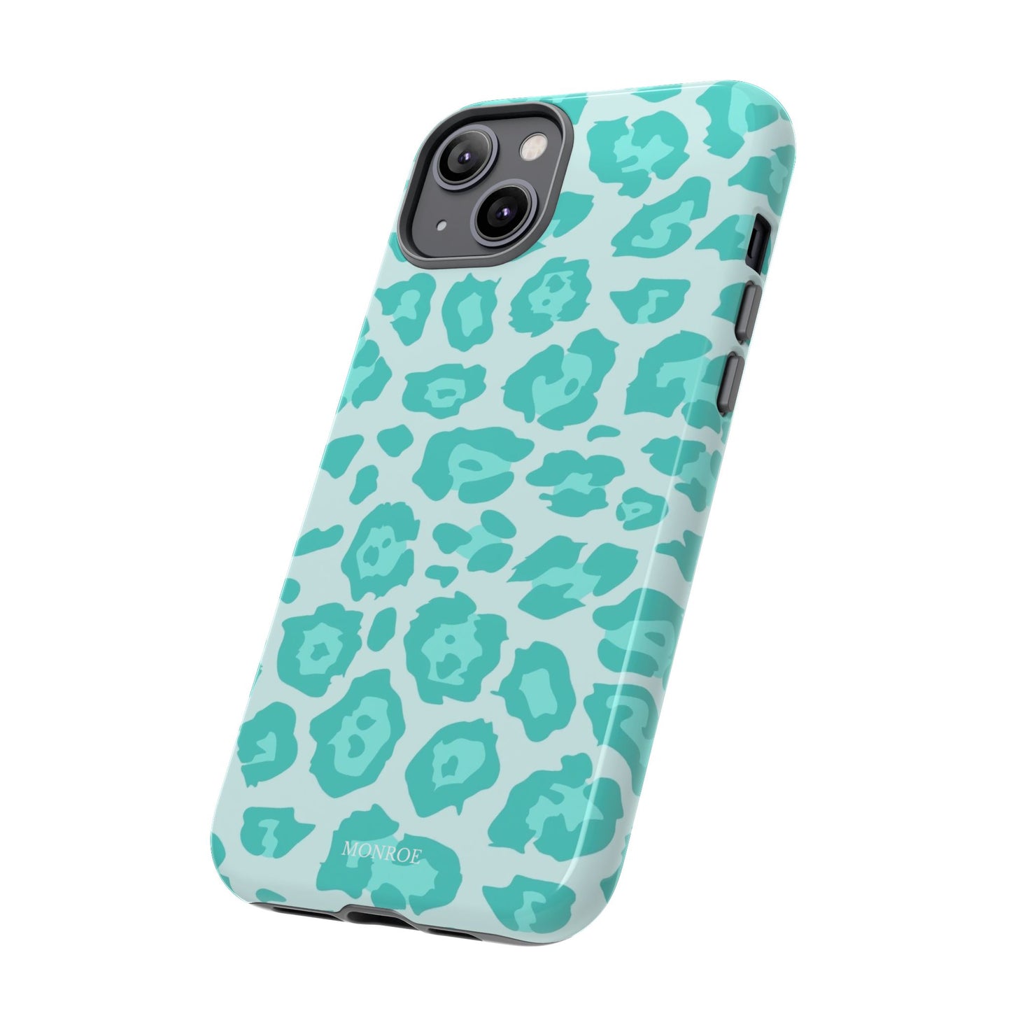 Teal Leopard Tough Case
