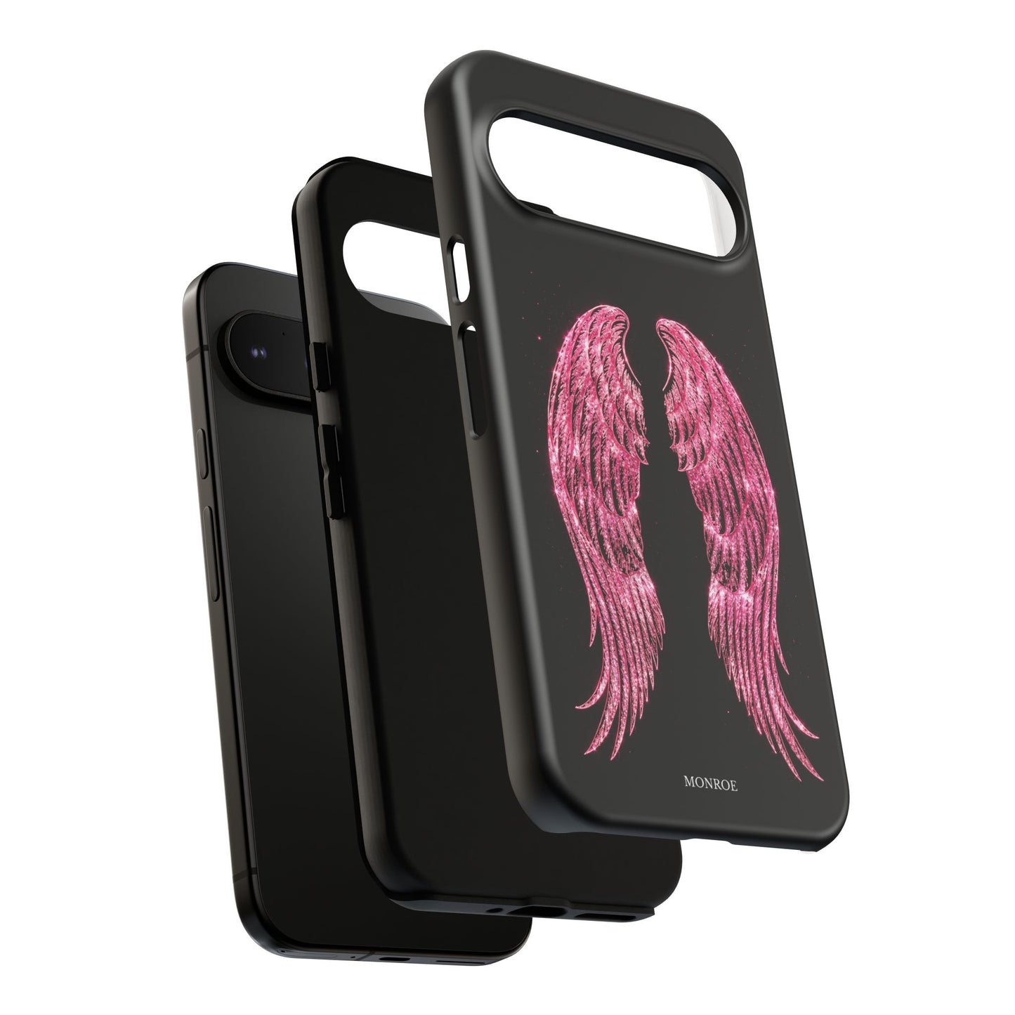 Pink Glitter Angel Tough Case