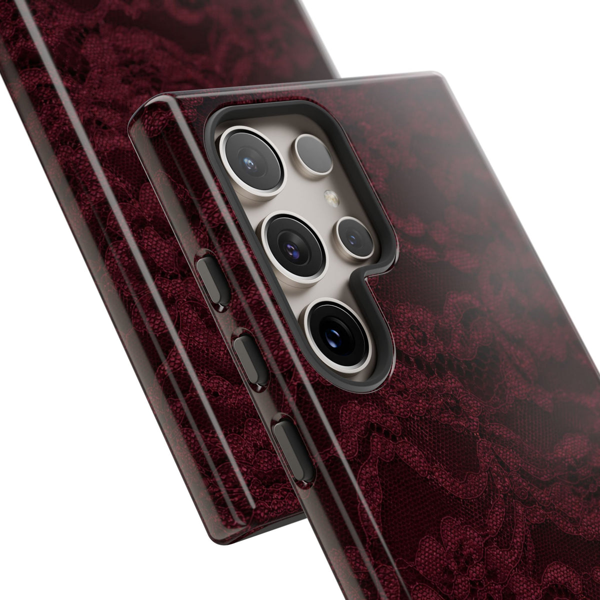 Burgundy Lace Tough Case