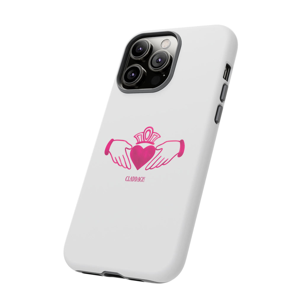 Pink Irish Claddagh Symbol Tough Phone Case