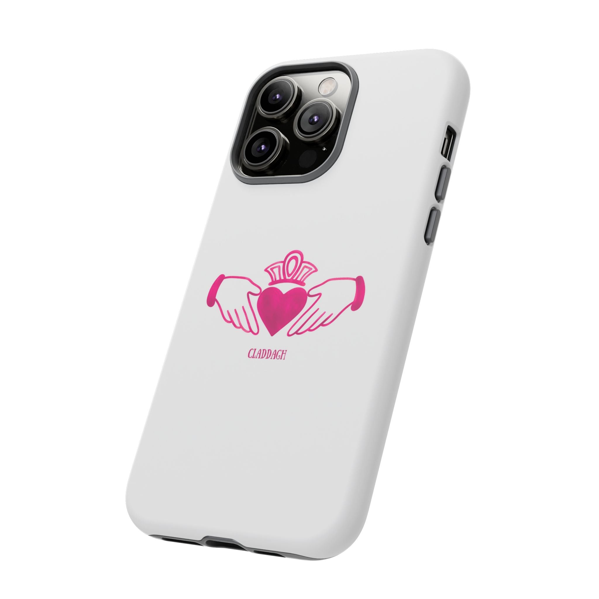 Pink Irish Claddagh Symbol Tough Phone Case