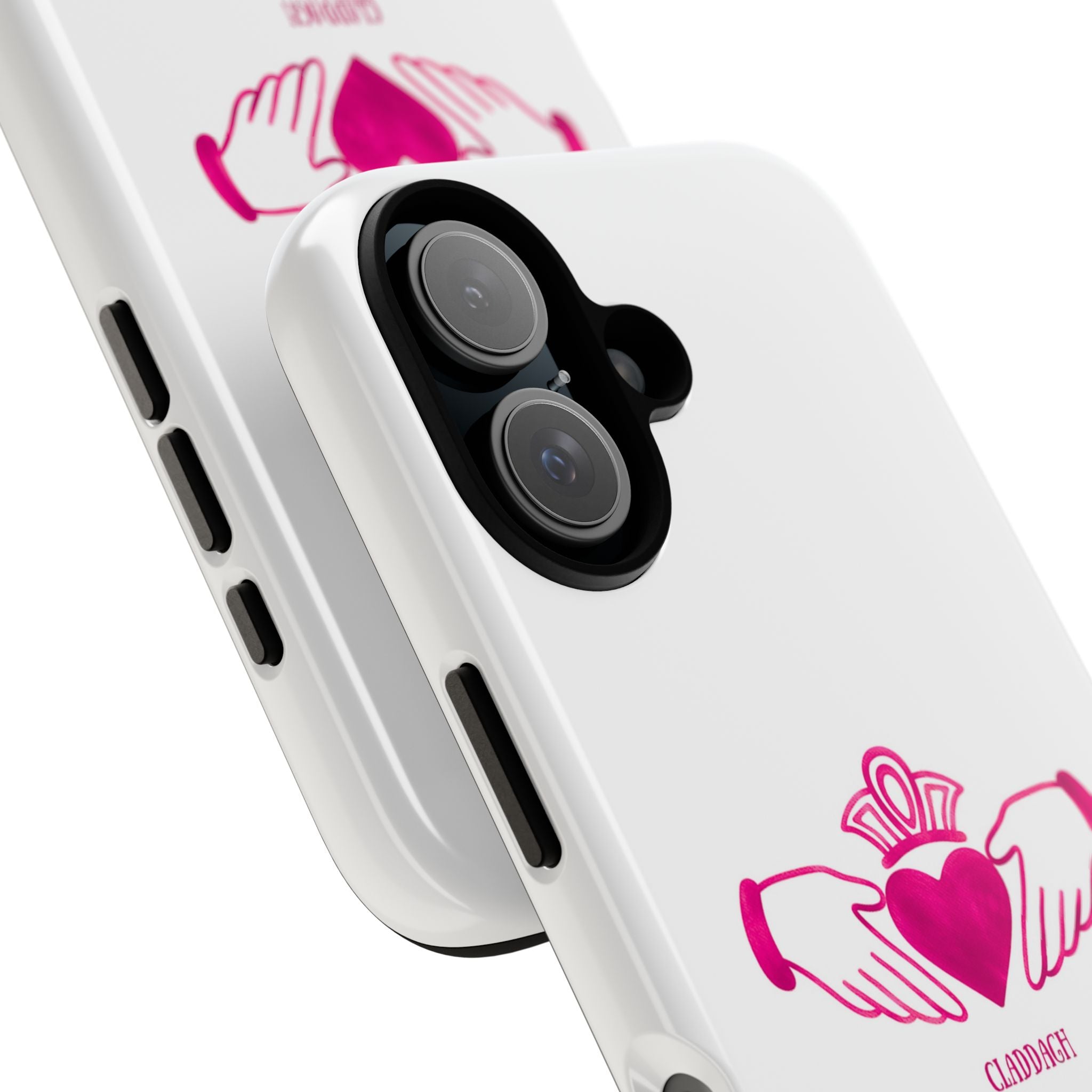 Pink Irish Claddagh Symbol Tough Phone Case