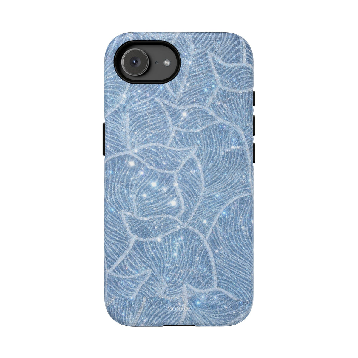 Glacier Blue Floral Tough Case