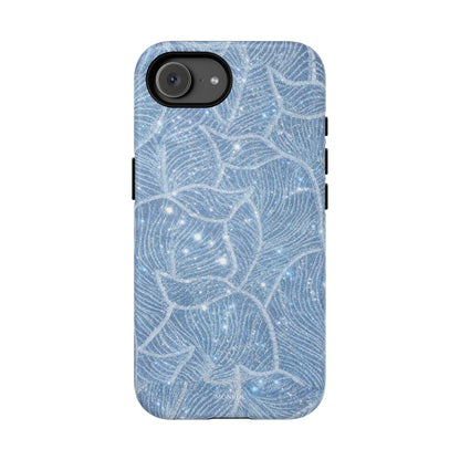 Glacier Blue Floral Tough Case