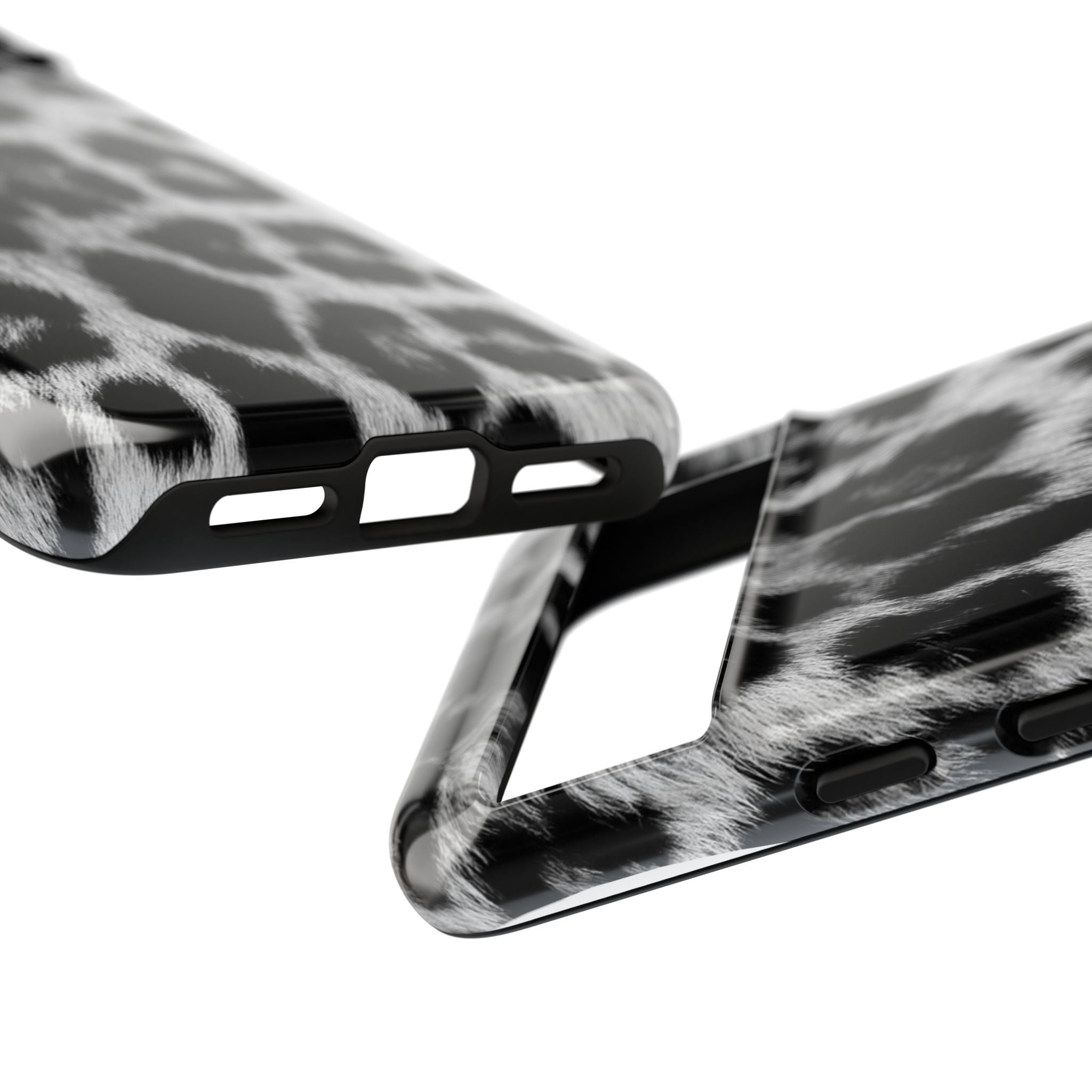 B&W Leopard Phone Case