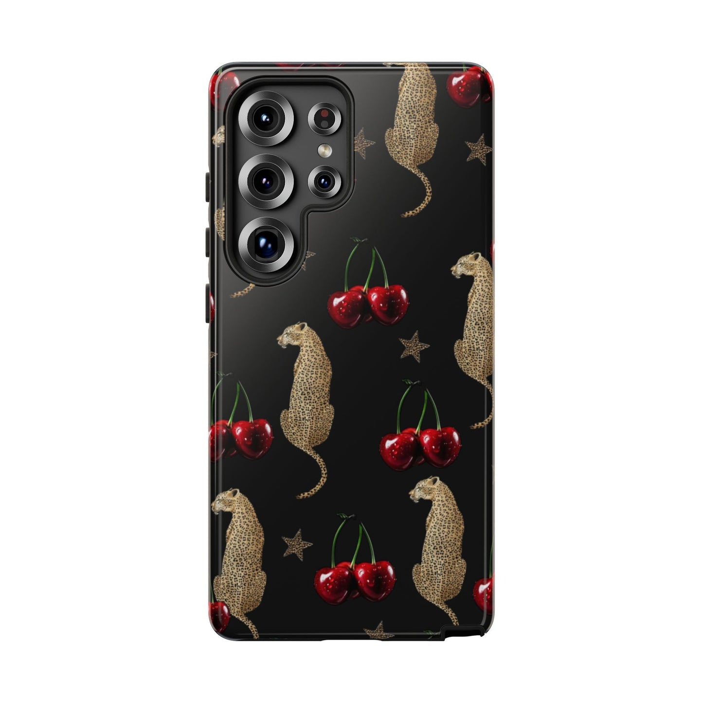 Leopard & Cherry Tough Case