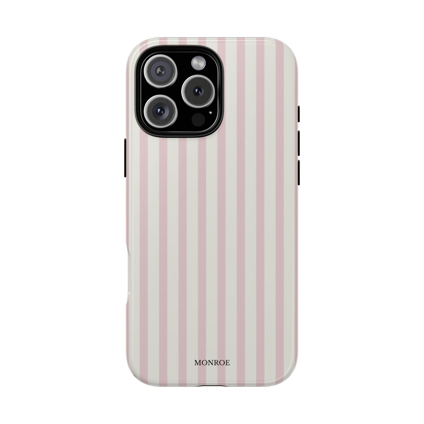 Light Pink Stripe Tough Phone Case