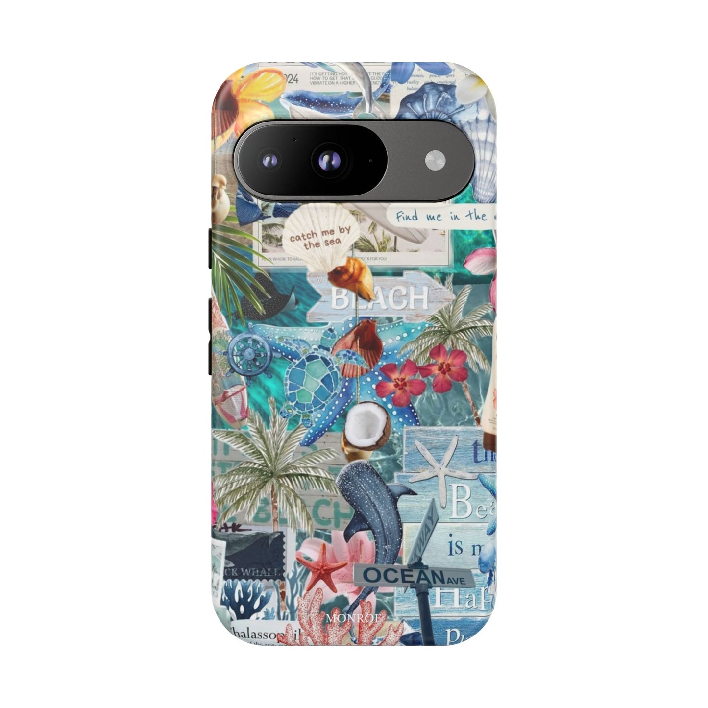 Tropical Beach Collage Tough Case