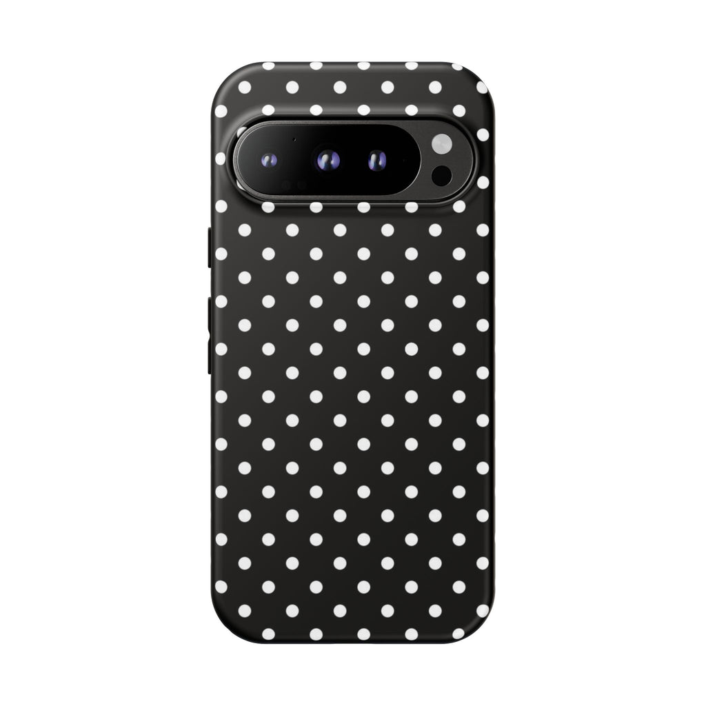 Black Polka Dot Phone Case