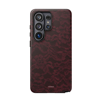 Burgundy Lace Tough Case