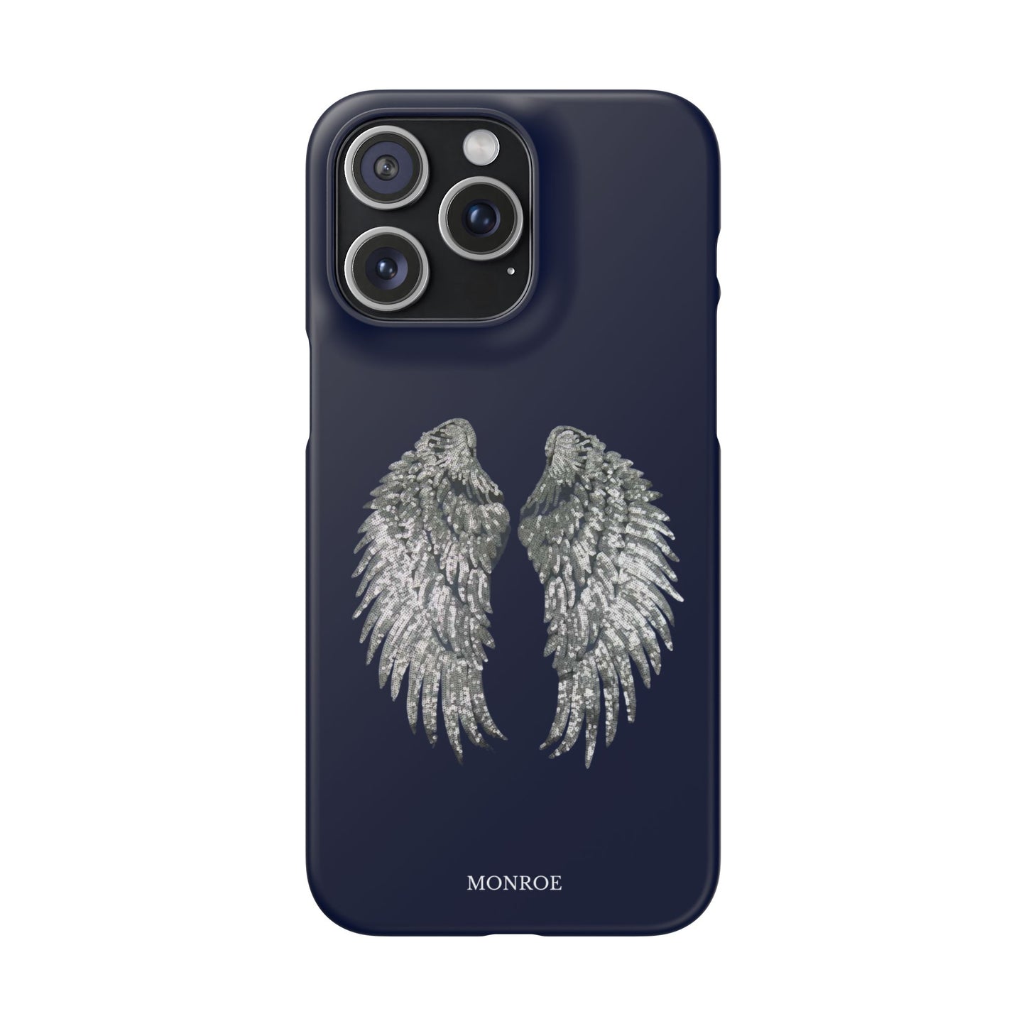 Navy Angel Wings Case
