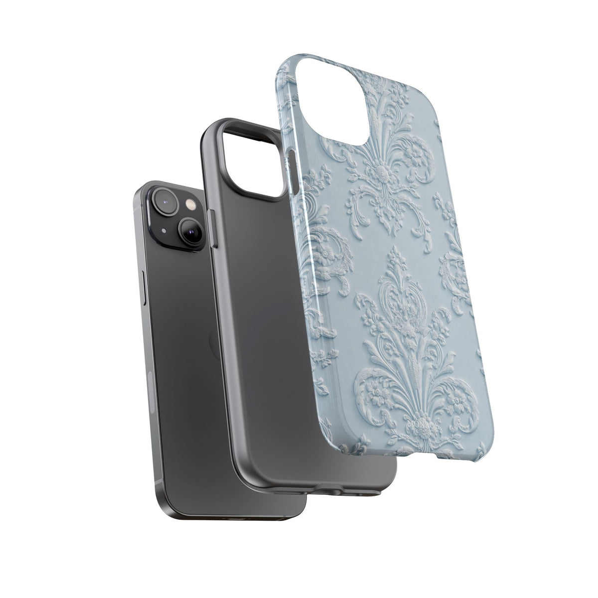 Blue Vintage Pattern Tough Case