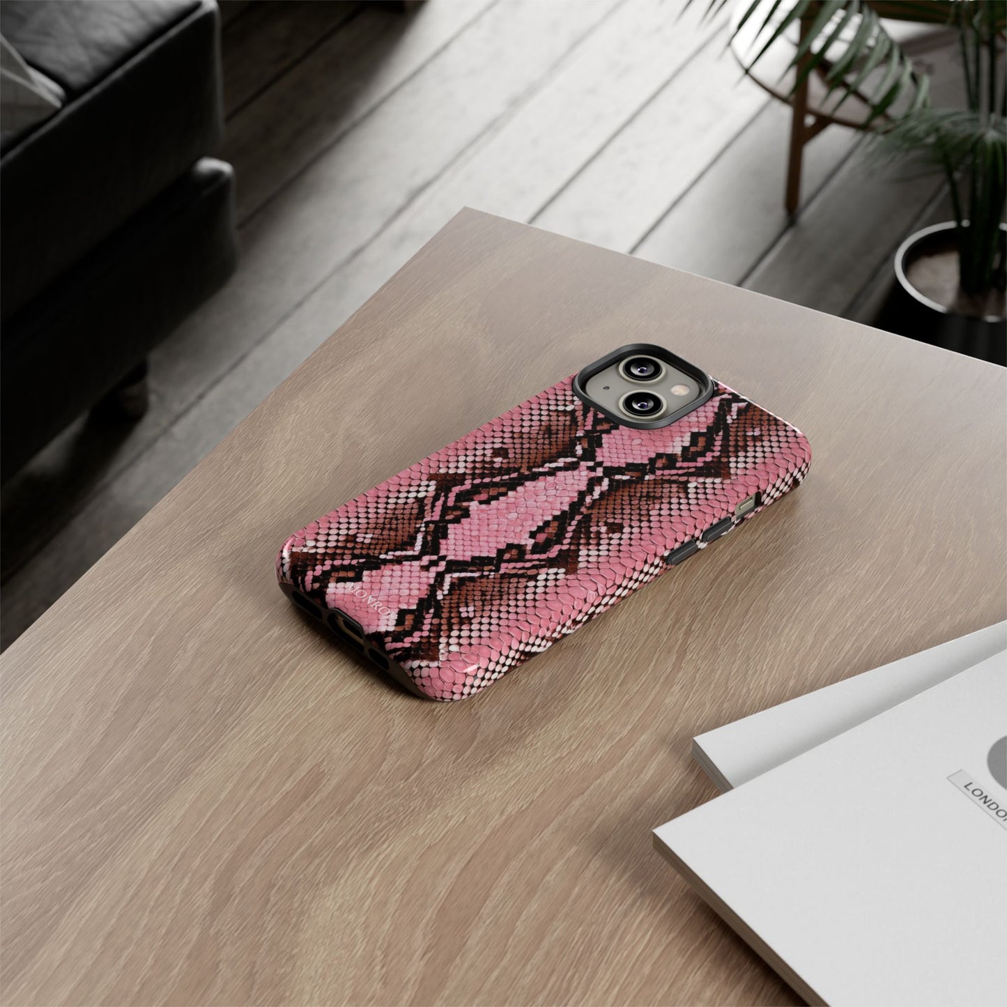 Pink Snake Tough Case