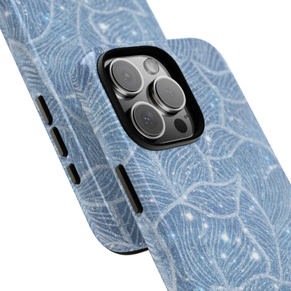 Glacier Blue Floral Tough Case
