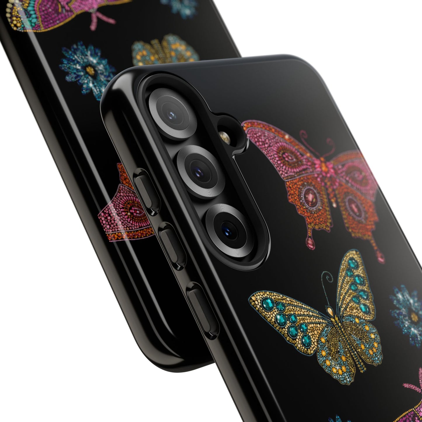 Butterfly Beaded Tough Case
