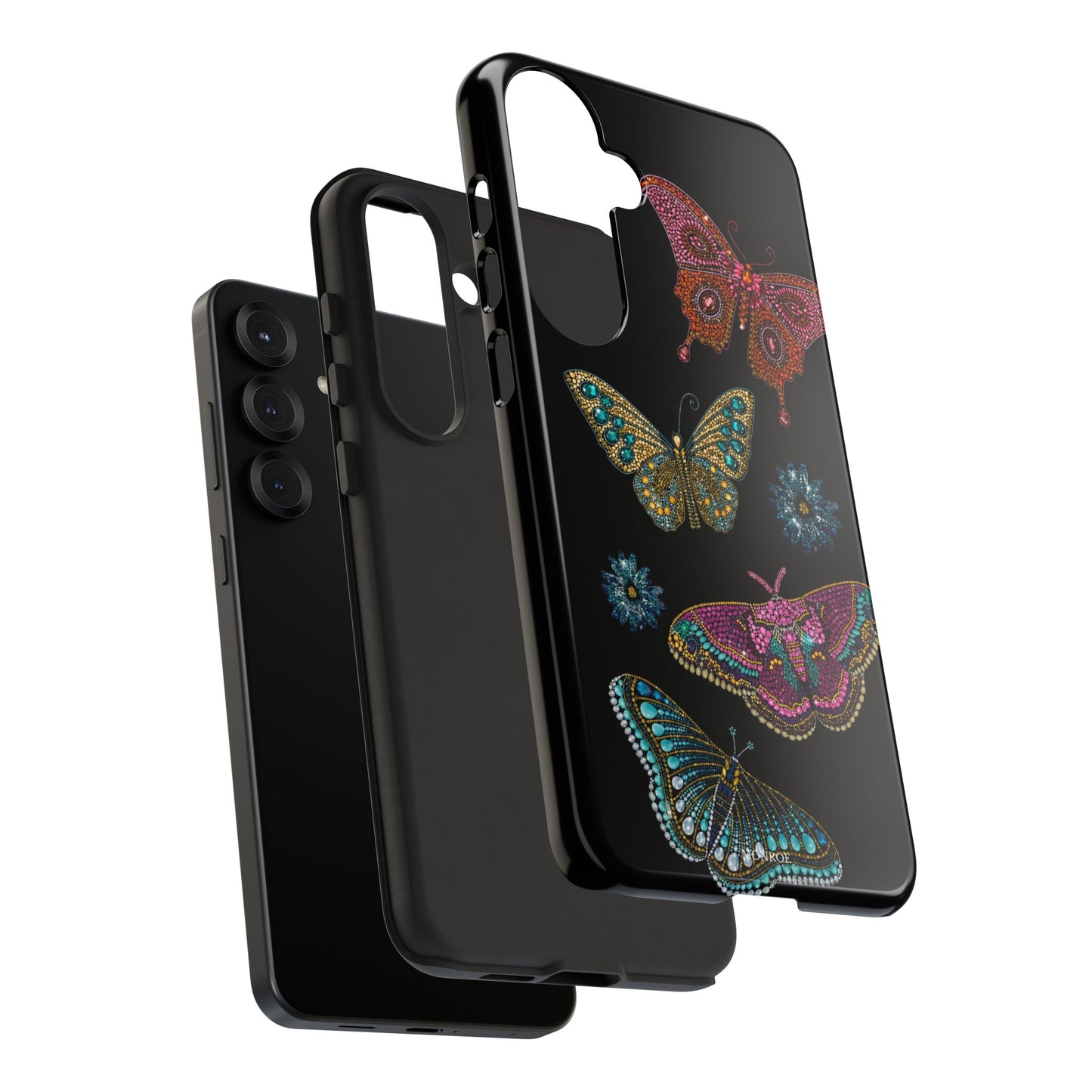 Butterfly Beaded Tough Case