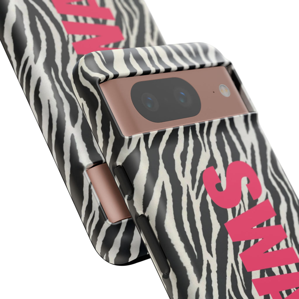 'SWAG' Zebra Print Tough Case