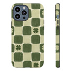 Clover Checker Tough Phone Case