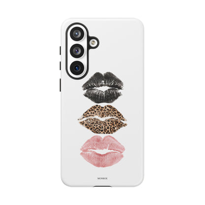 Leopard Glam Lip Tough Case