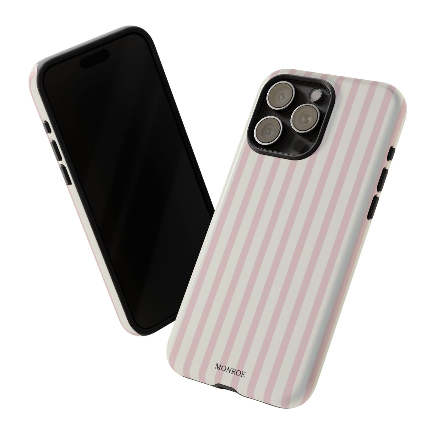Light Pink Stripe Tough Phone Case