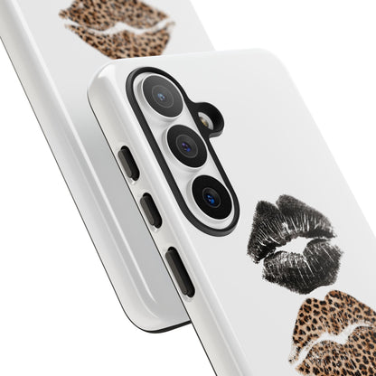 Leopard Glam Lip Tough Case
