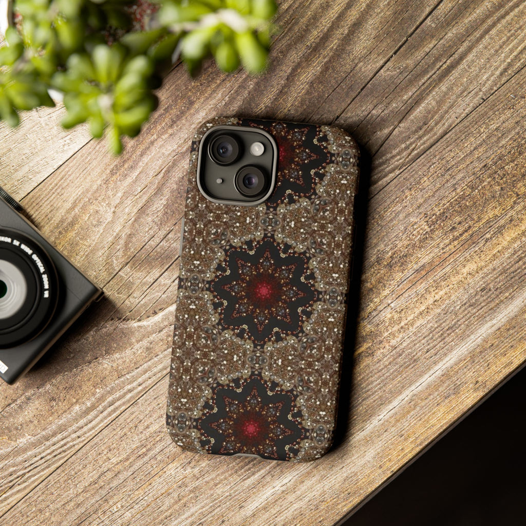 Brown Mandala Tough Protective Case