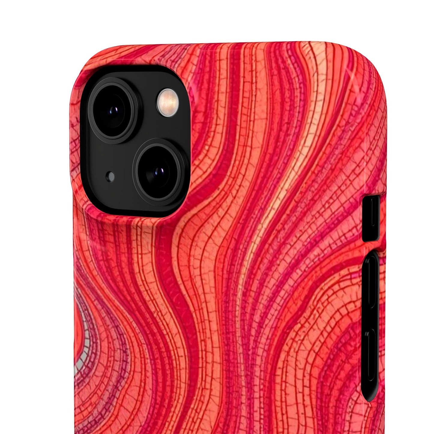 Retro Wavy Red Case