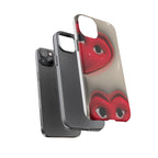 3D Hearts Phone Case