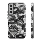 Black and Kiss Design Phone Case