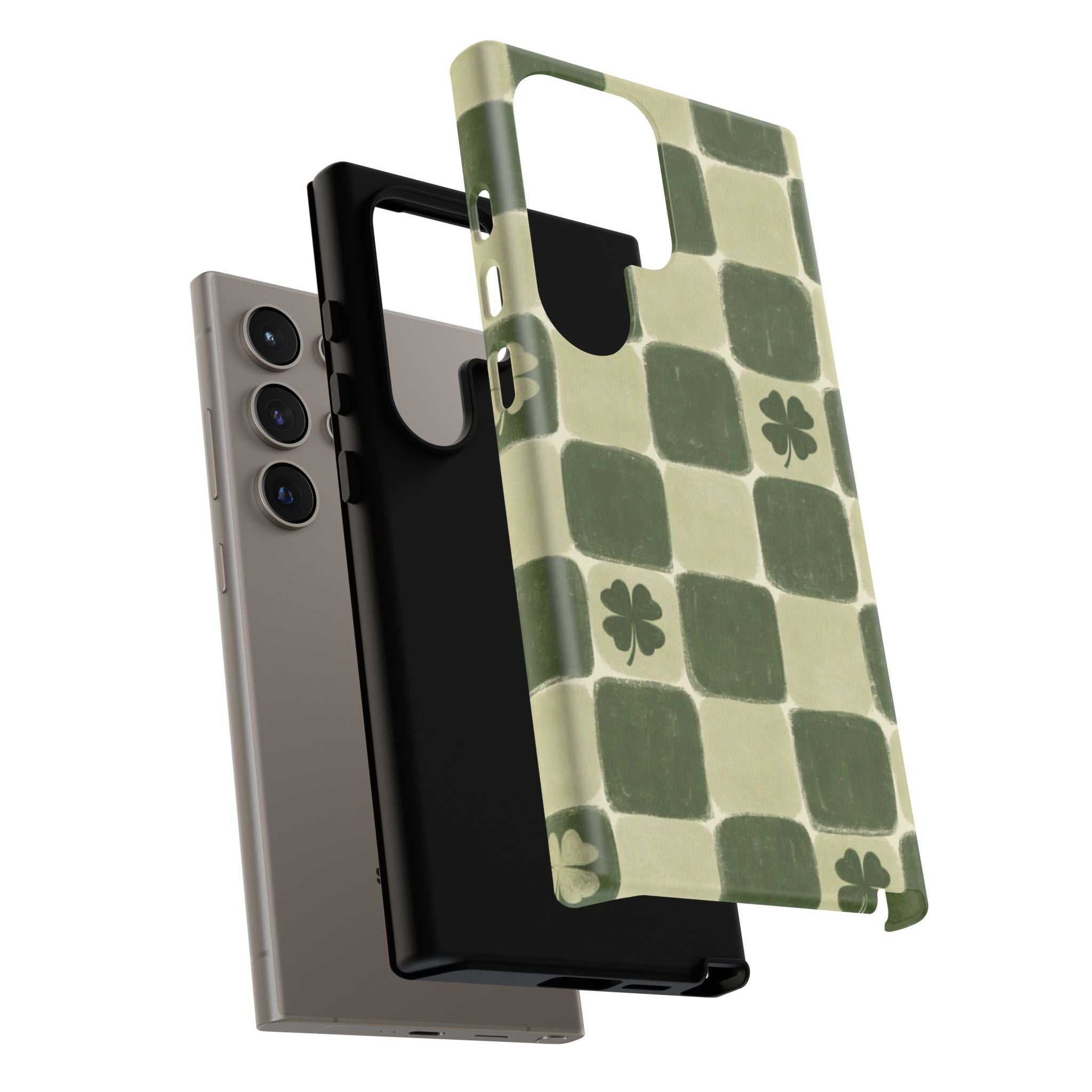 Clover Checker Tough Phone Case