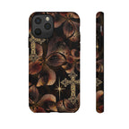 Floral Cross Pattern Tough Case