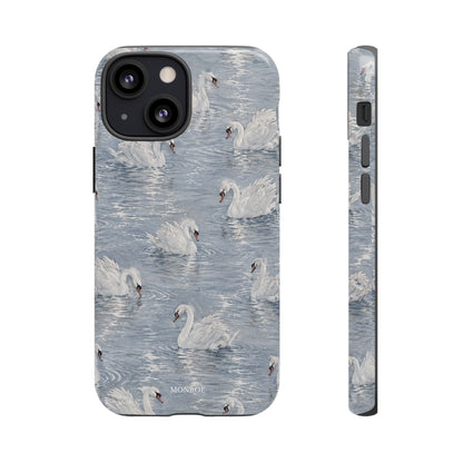 Swan Pattern Tough Case