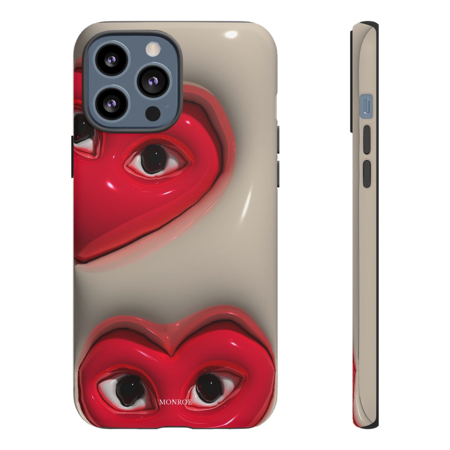 Red Heart Eyes Tough Case