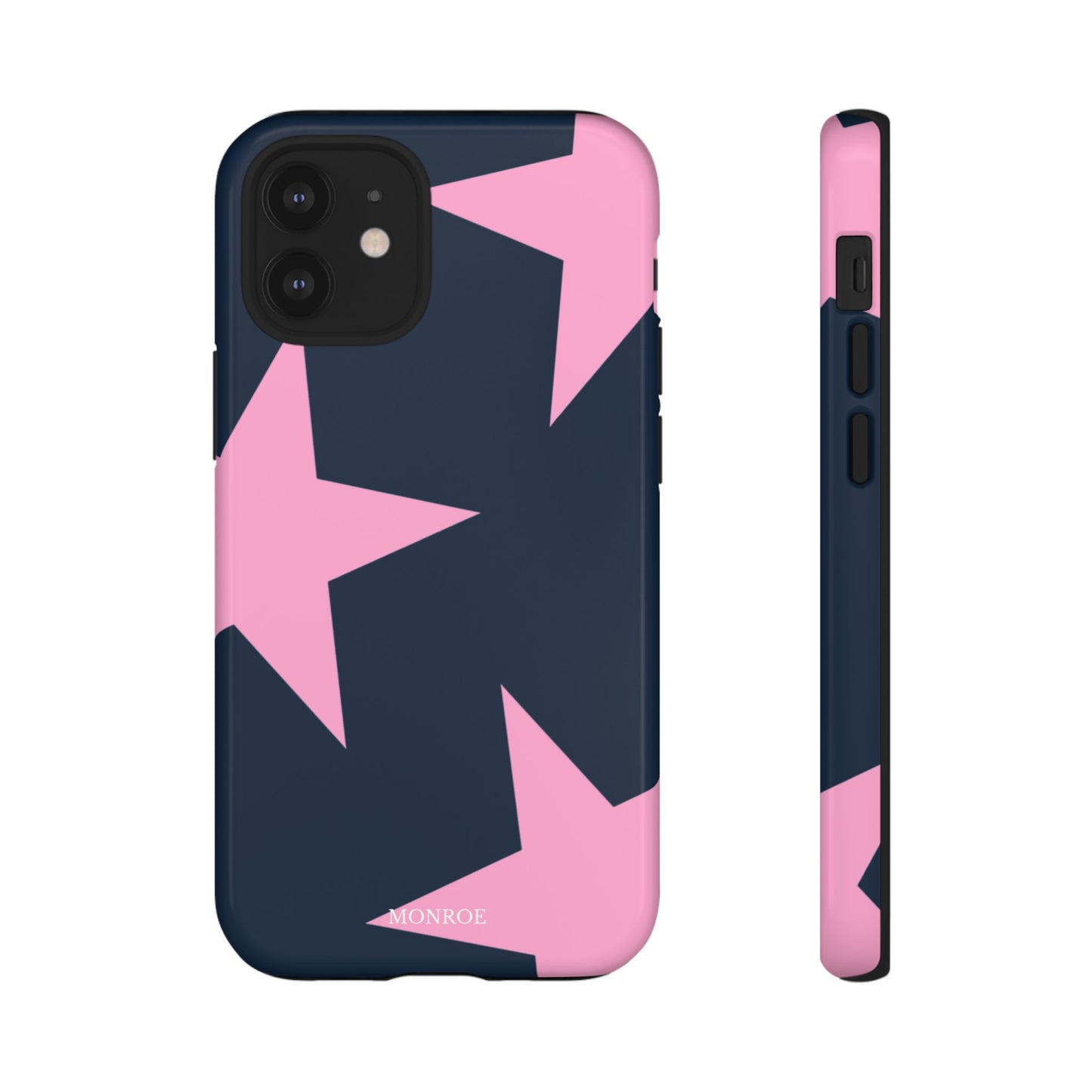 Navy & Pink Star Tough Cover