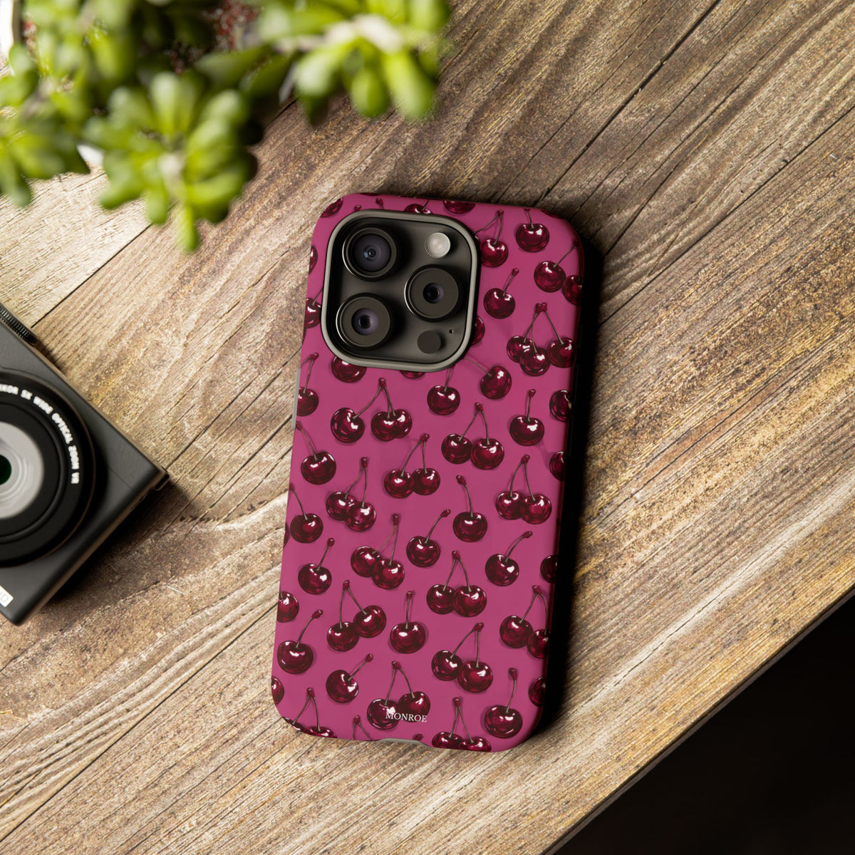 Burgundy Cherries Tough Case
