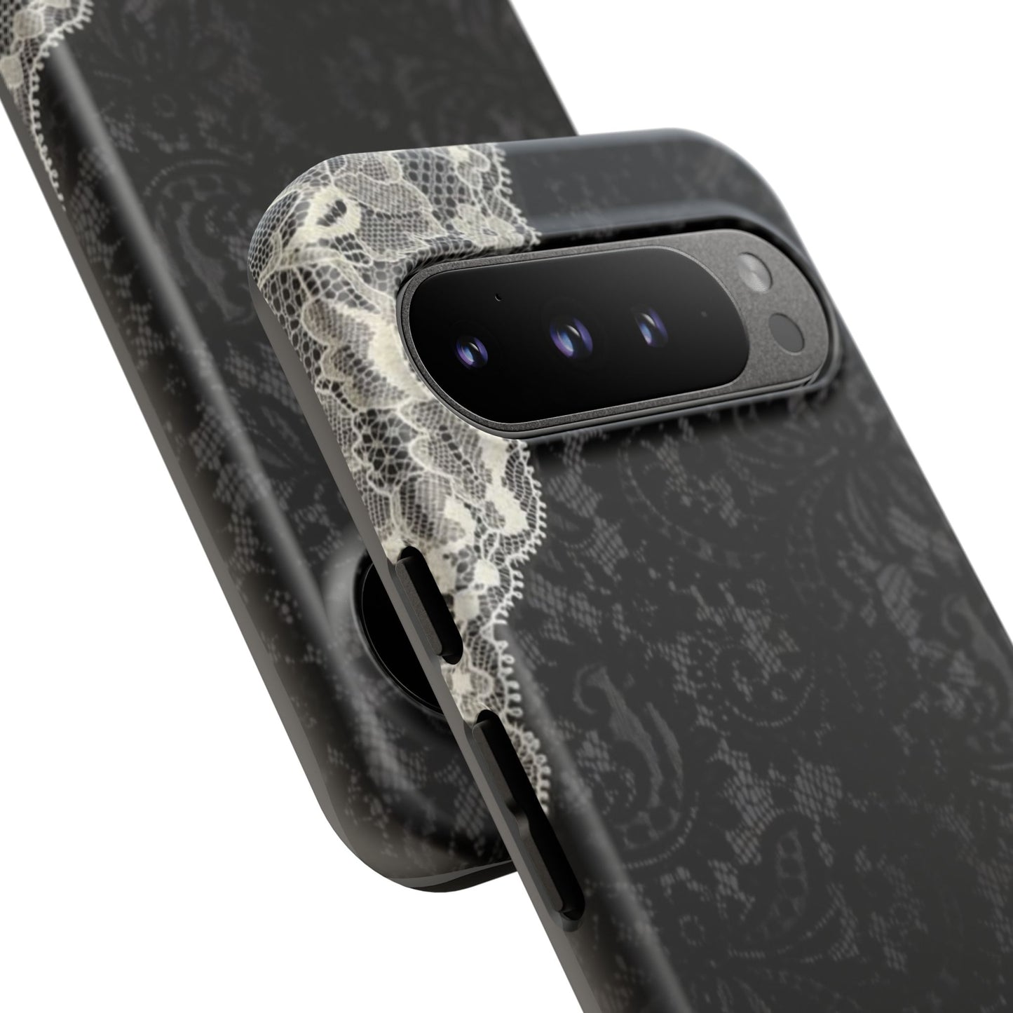 Black & White Edged Tough Case