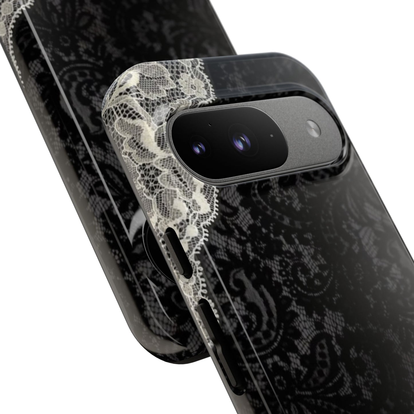 Black & White Edged Tough Case
