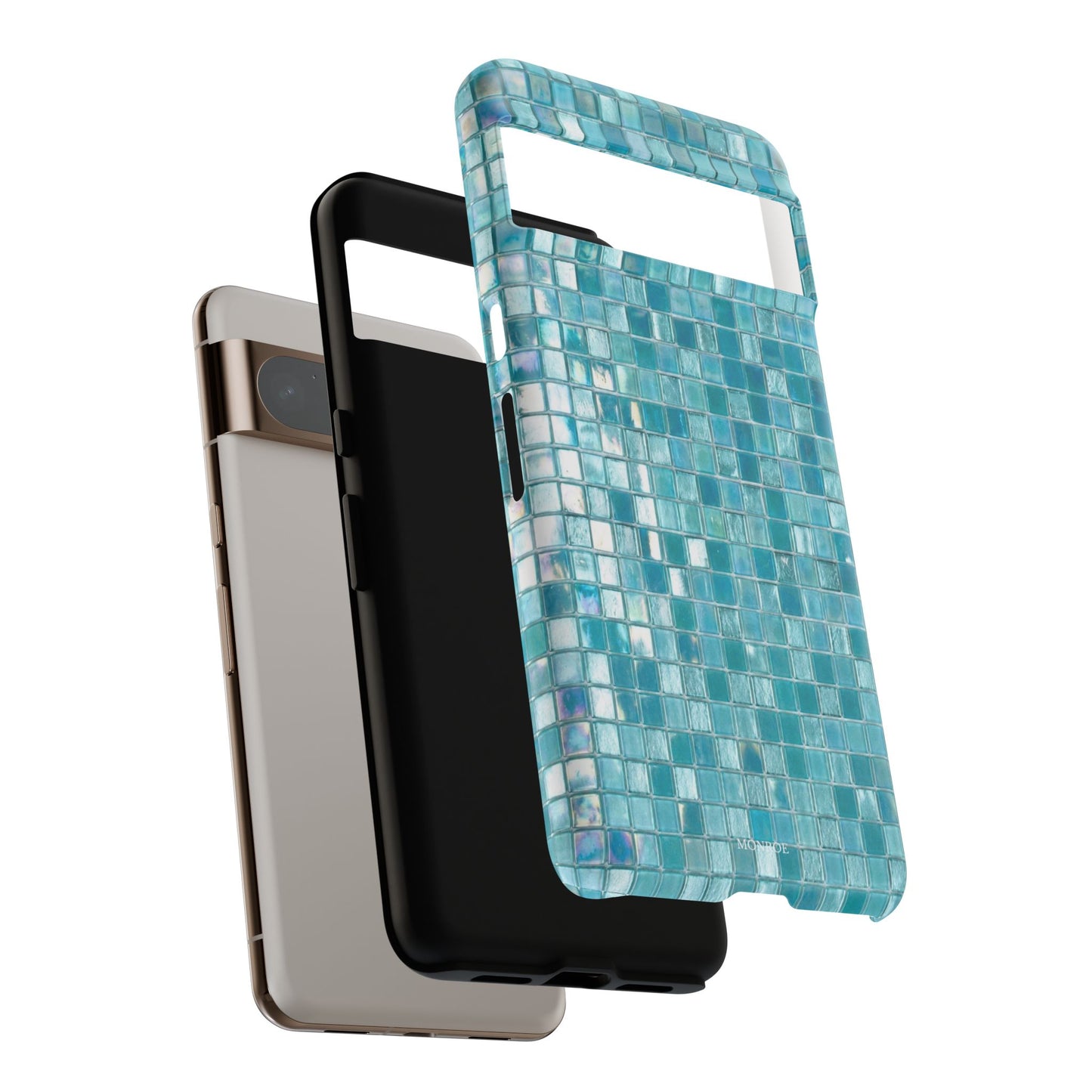 Hot Blue Mosaic Tile Tough Case