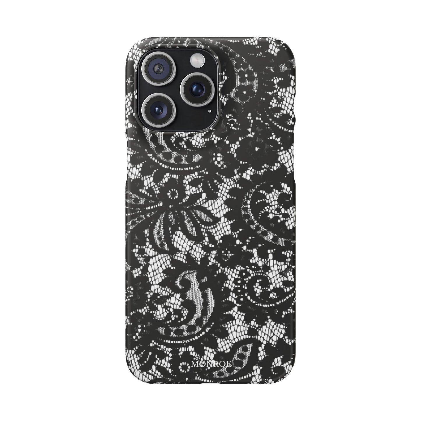 Black Lace Elegant Pattern Case