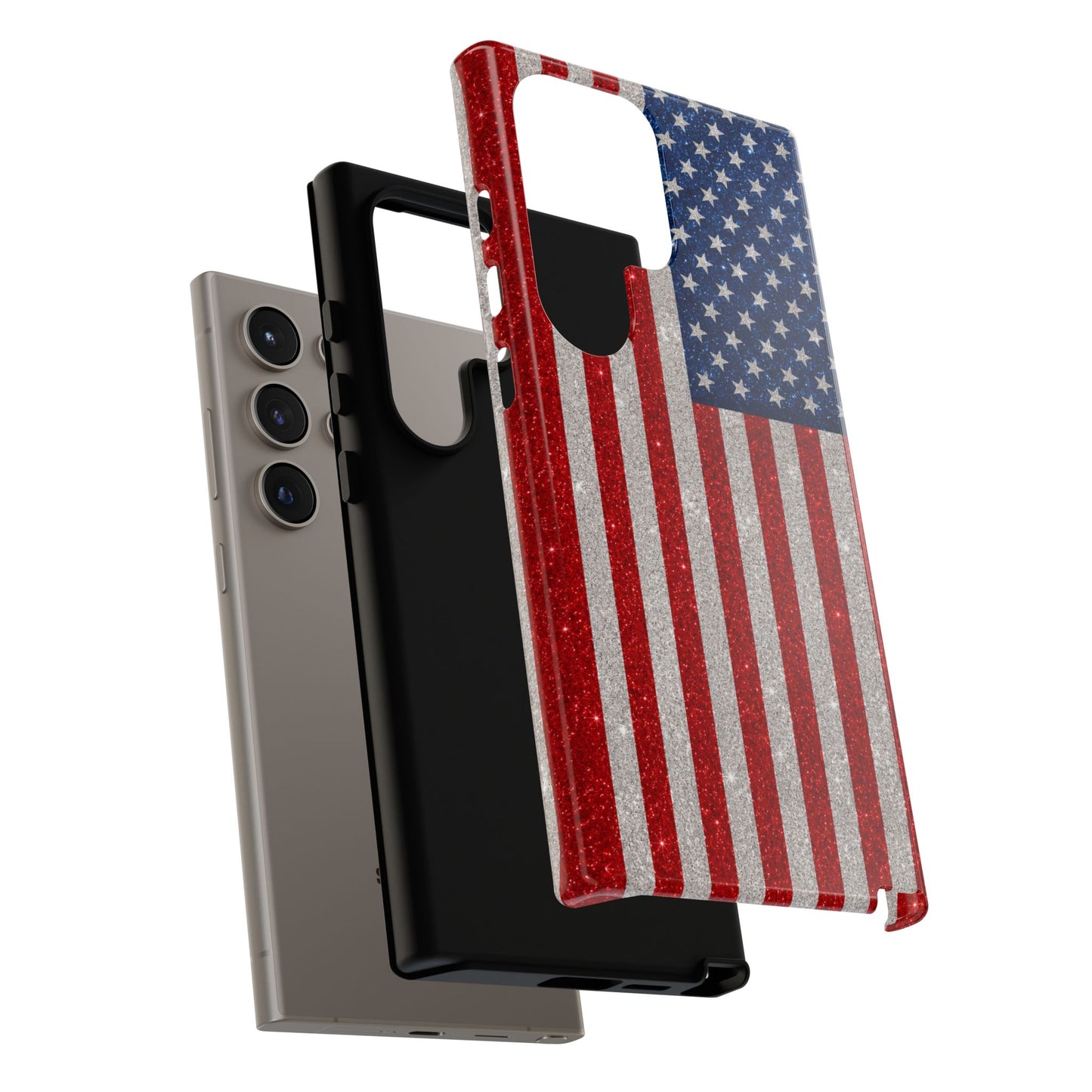 America Glitter Tough Case