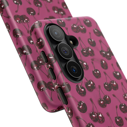 Burgundy Cherries Tough Case