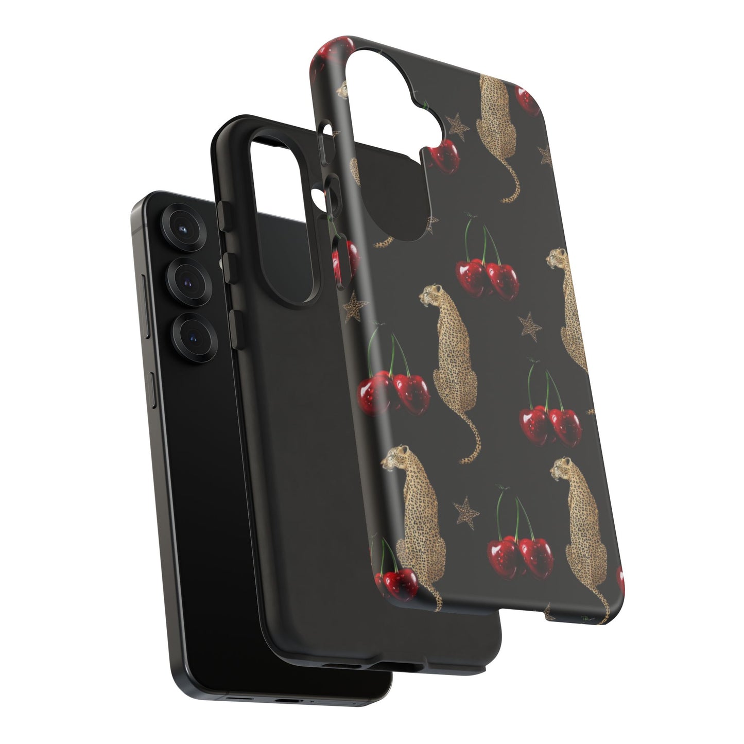 Leopard & Cherry Tough Case