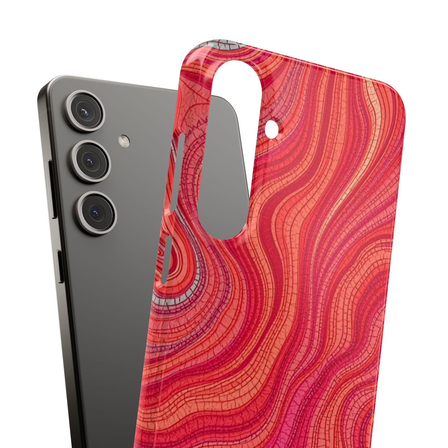 Retro Wavy Red Case