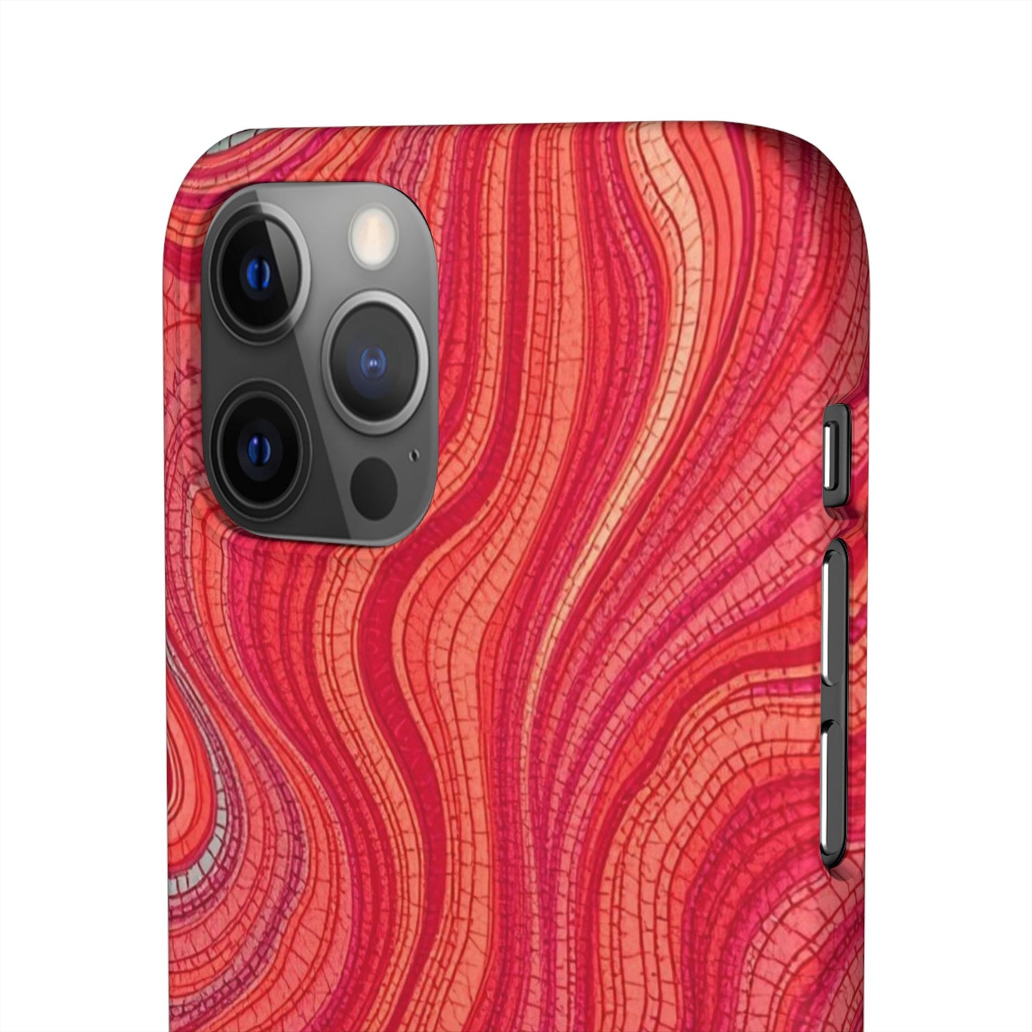 Retro Wavy Red Case